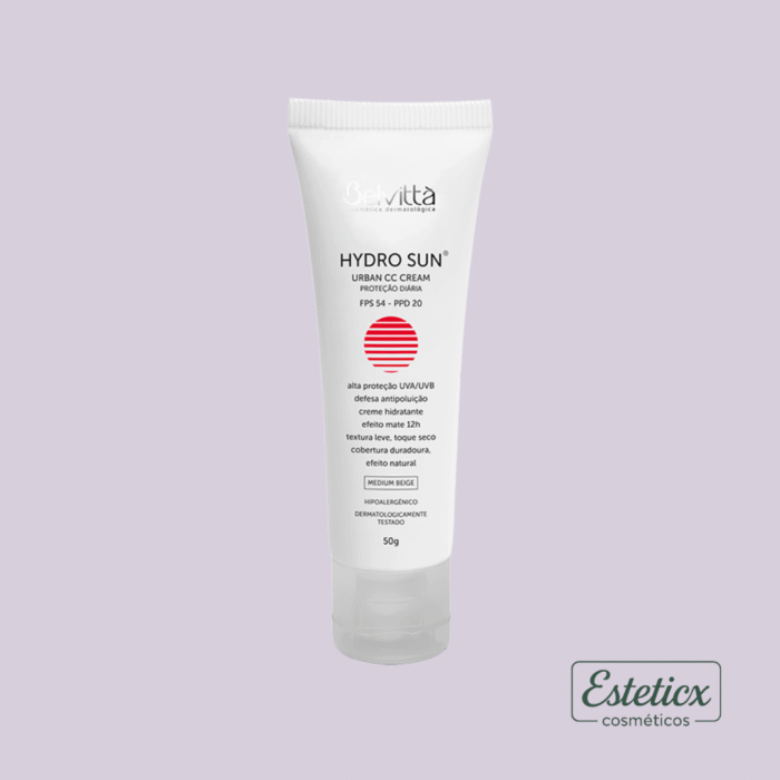 Protetor solar BEGE MÉDIO Hydro Sun cc cream FPS54 50gr. 134/